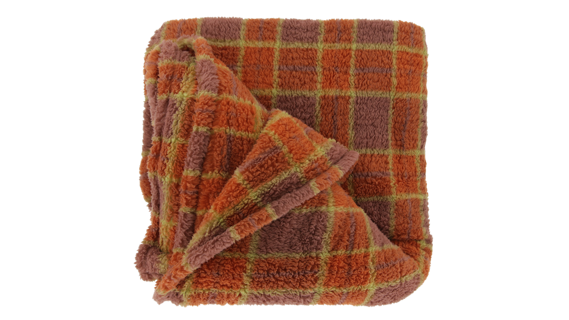 Unique Living Alix plaid polaire