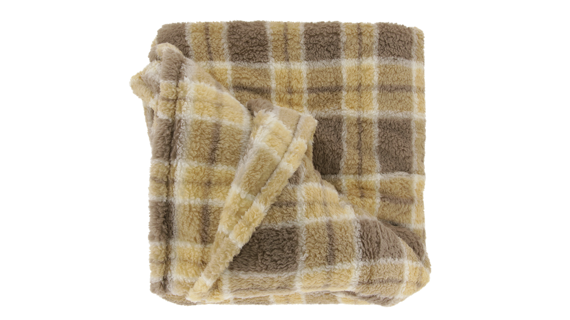 Unique Living Alix plaid polaire