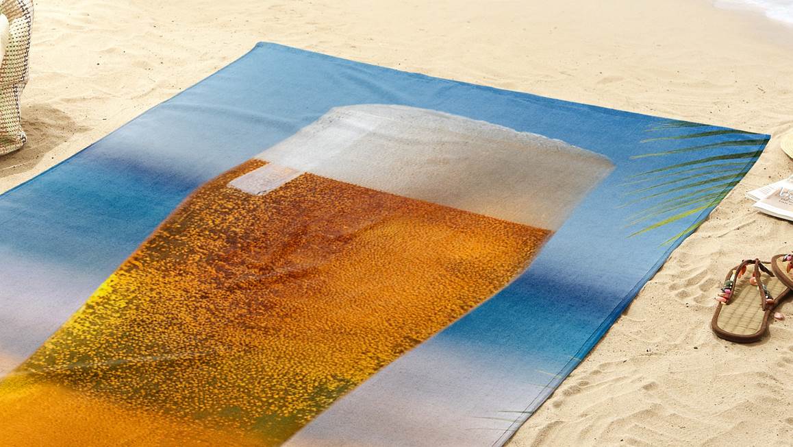 Good Morning Beer serviette de plage