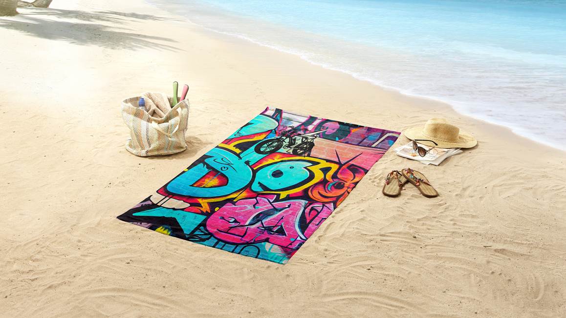 Good Morning Charlie serviette de plage