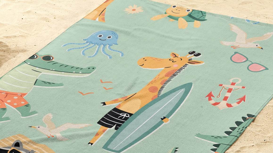 Good Morning Soleil serviette de plage