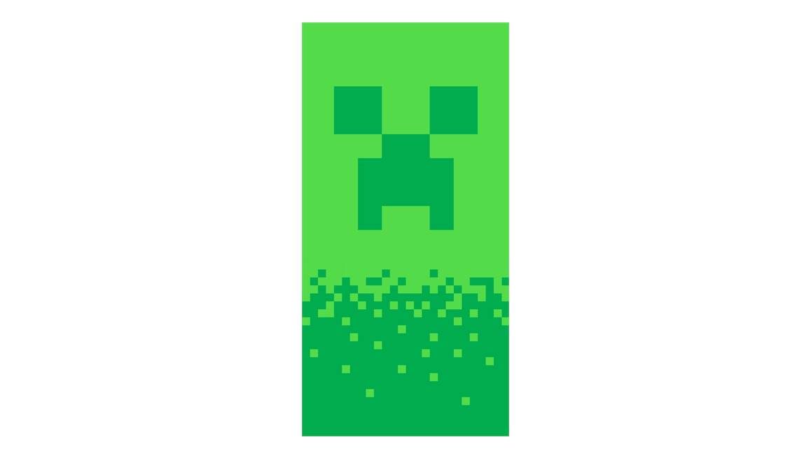 Minecraft serviette de plage