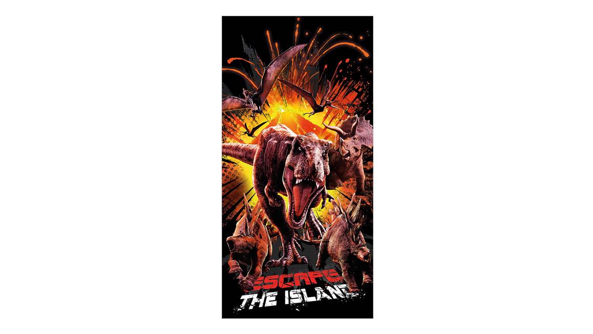 Jurassic World serviette de plage