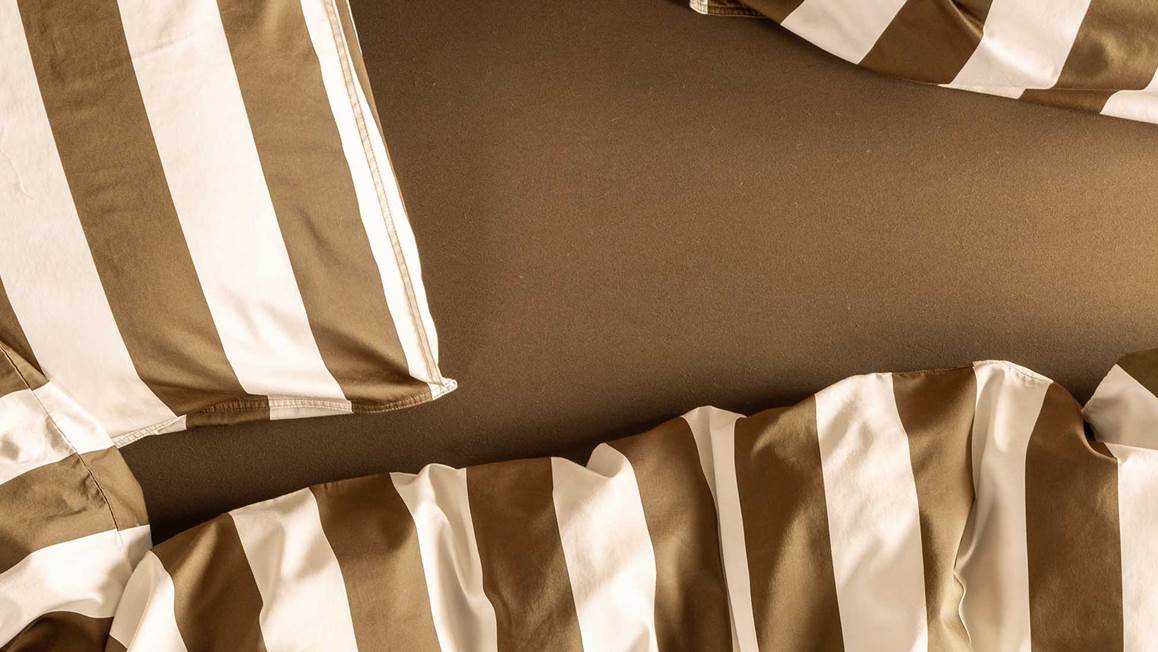 Essenza Minte Stripe housse de couette