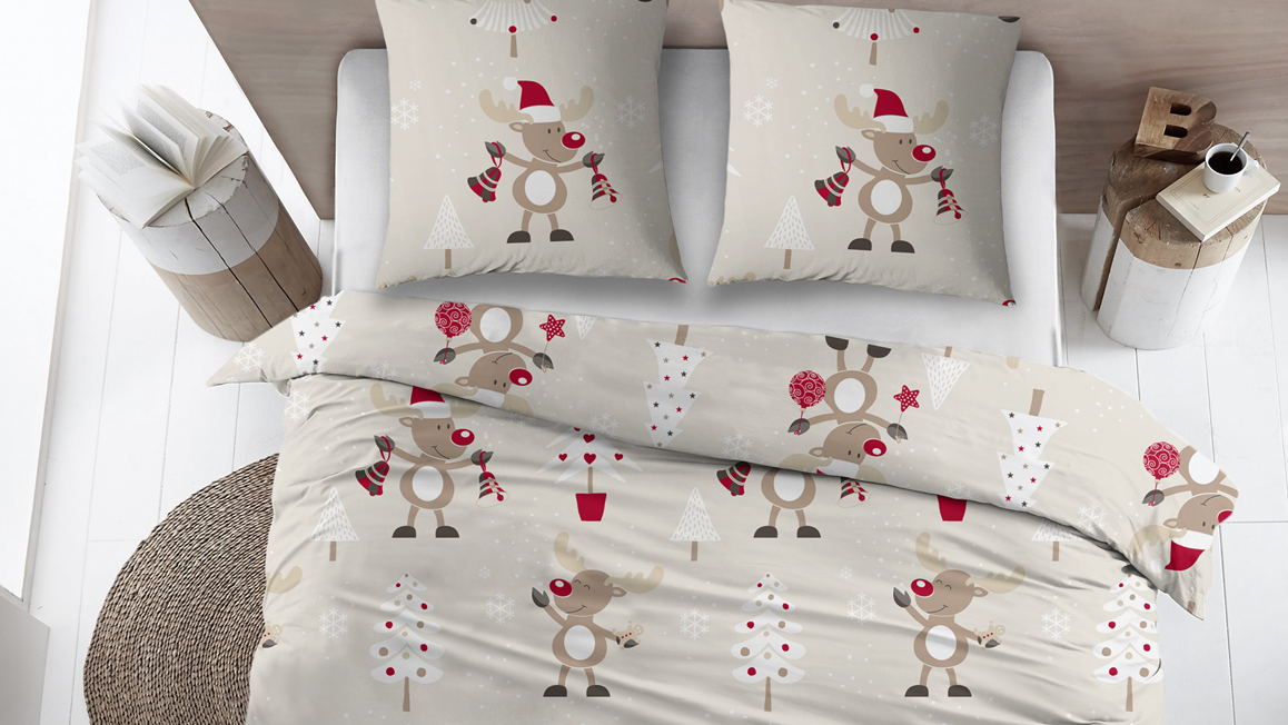 Snoozing Patty housse de couette en flanelle