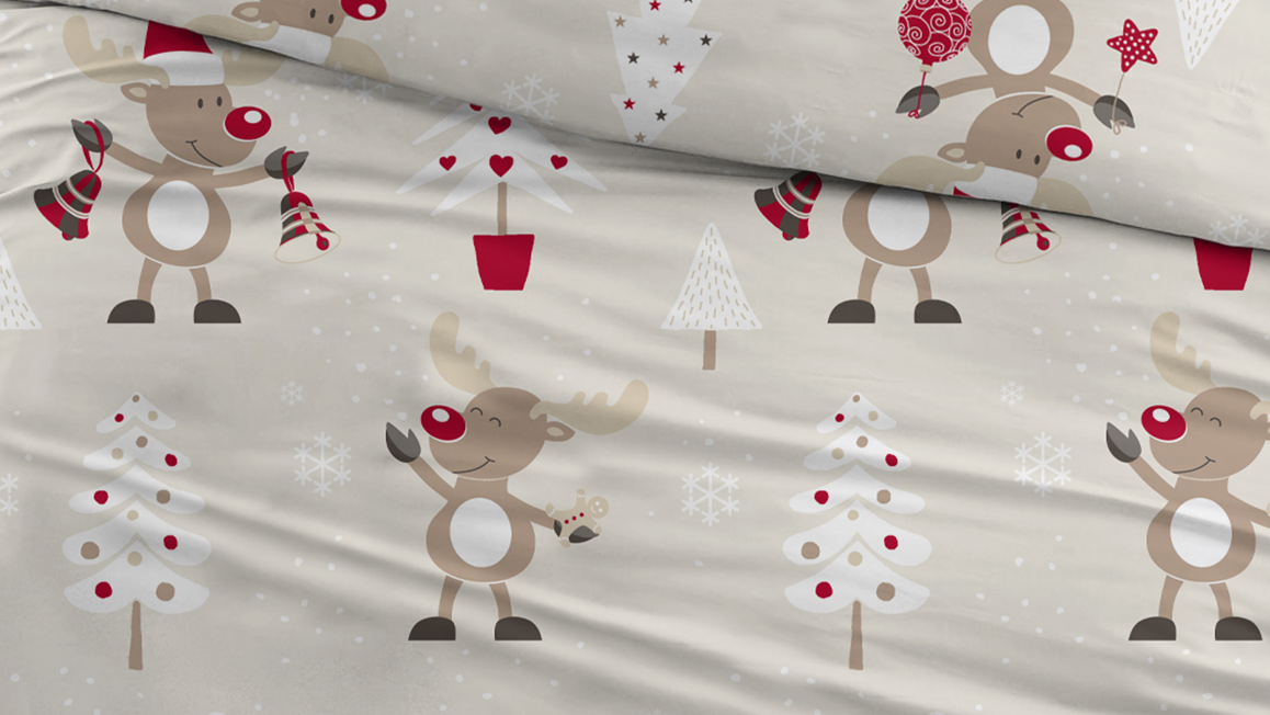 Snoozing Patty housse de couette en flanelle