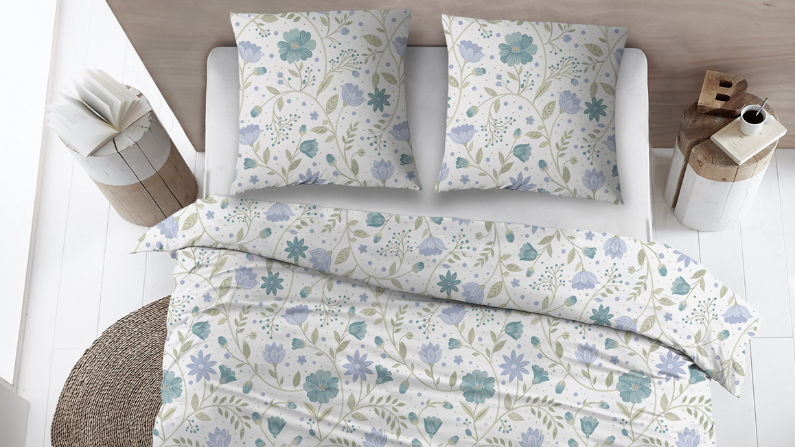 Snoozing Pia housse de couette en flanelle