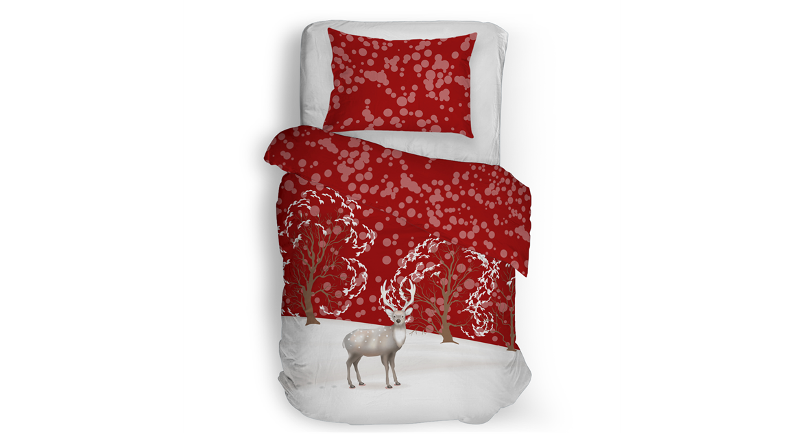 Snoozing Pinkie housse de couette en flanelle