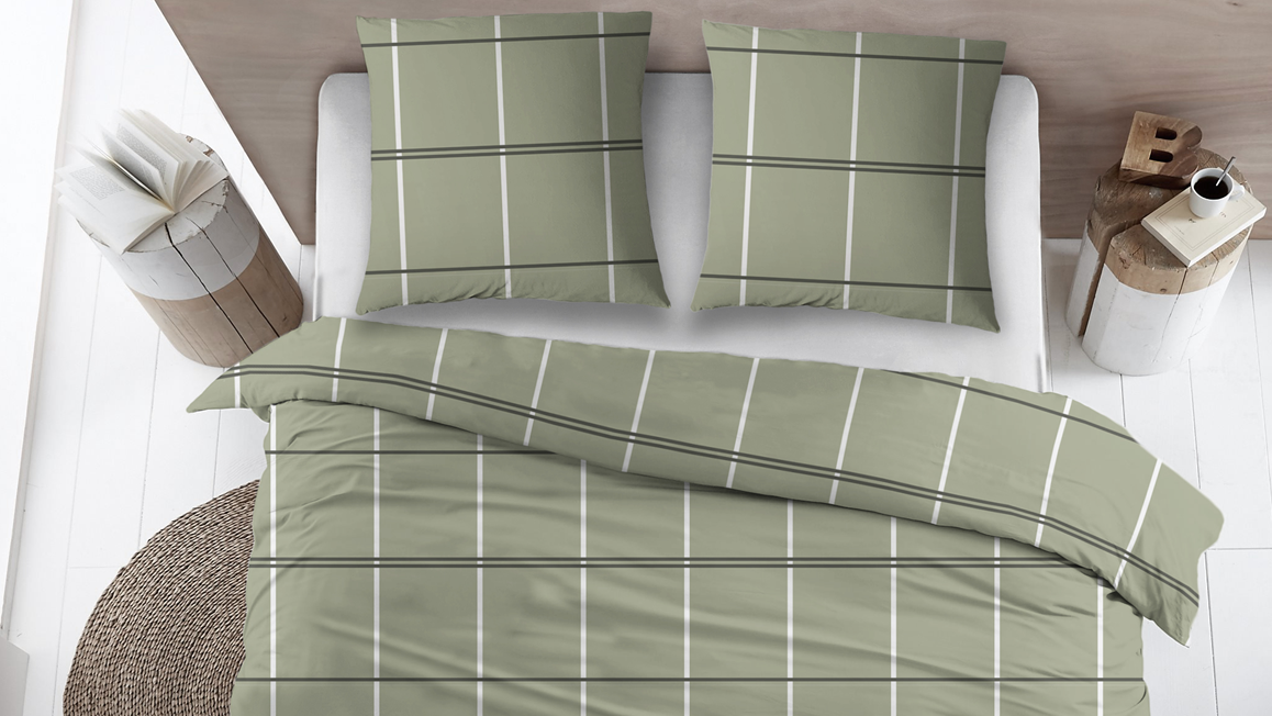 Snoozing Pommelin housse de couette en flanelle