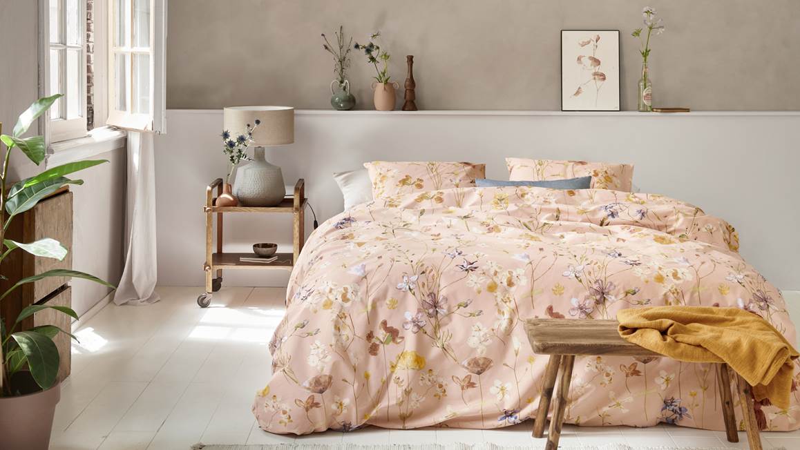 Ariadne at Home Soft Flowers housse de couette en flanelle