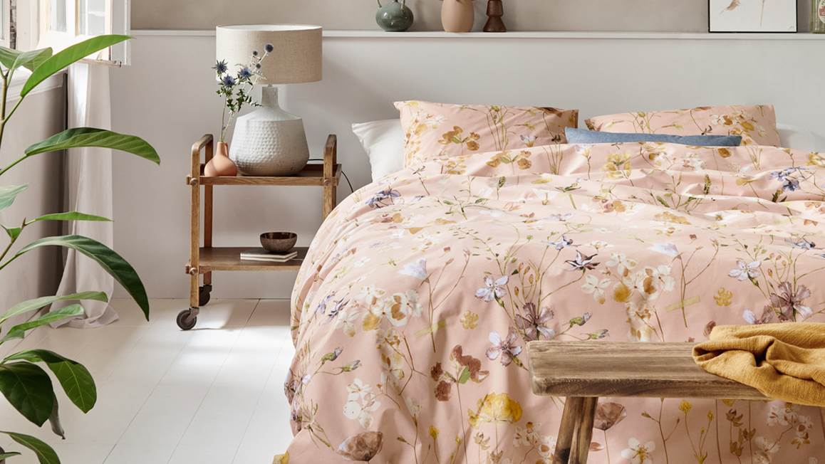 Ariadne at Home Soft Flowers housse de couette en flanelle
