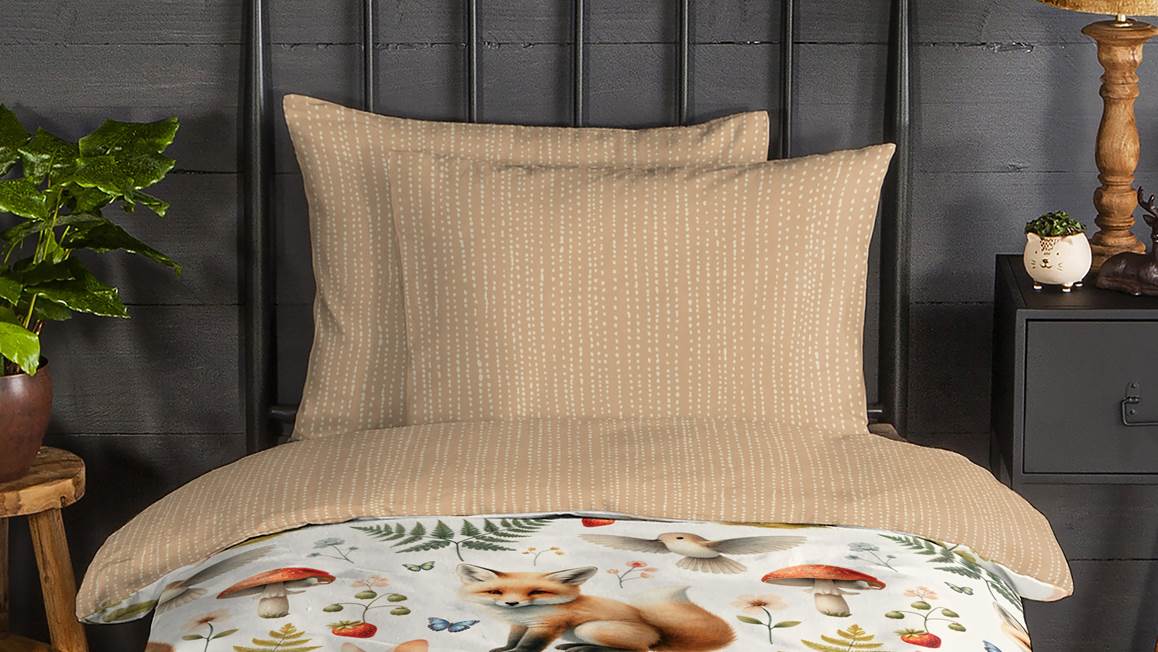 Good Morning Moss housse de couette en flanelle