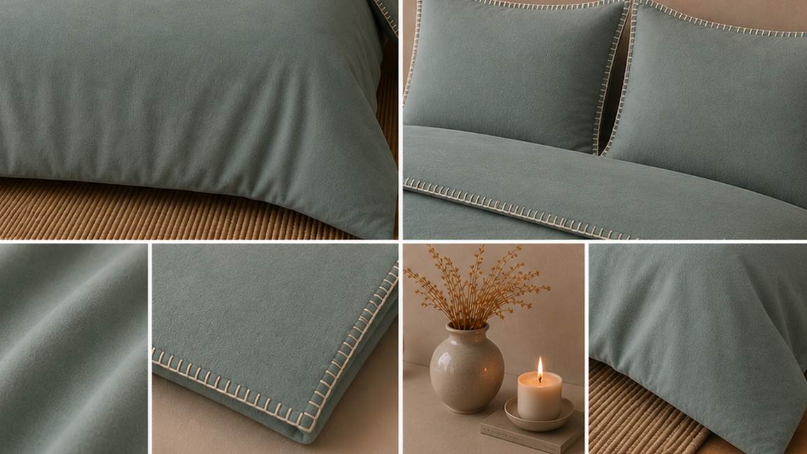 Romanette Visconti housse de couette en flanelle