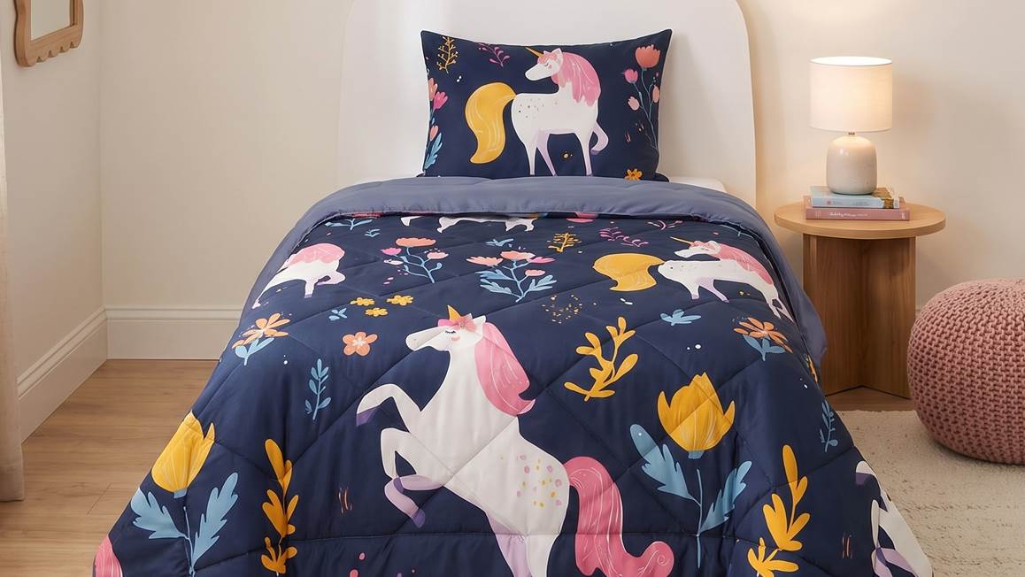 Dreamhouse Unicorn Garden couette sans housse