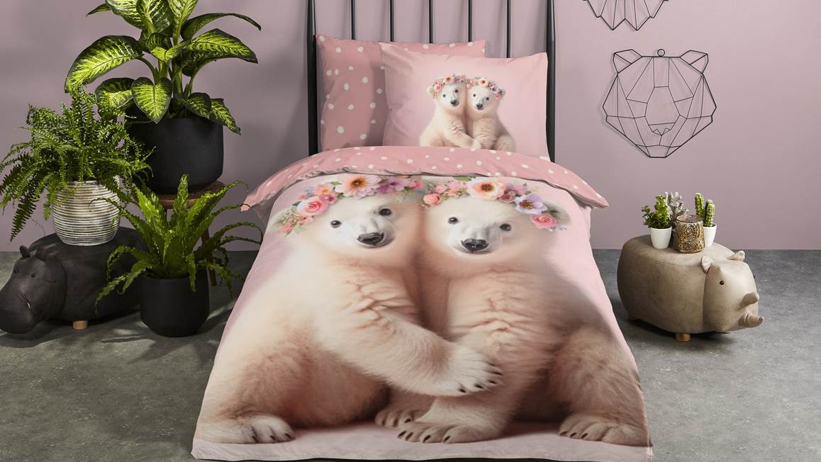 Good Morning Twins housse de couette