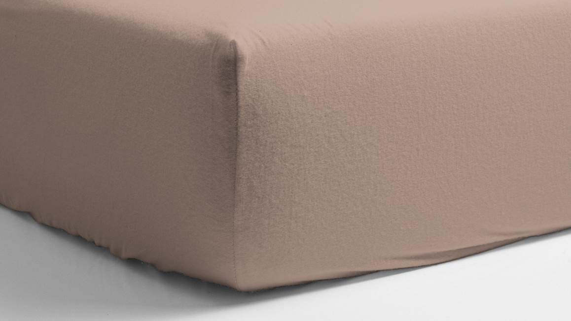 Snoozing drap-housse flanelle