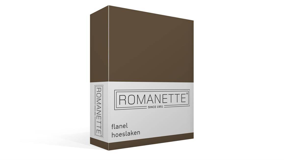Romanette drap-housse en flanelle