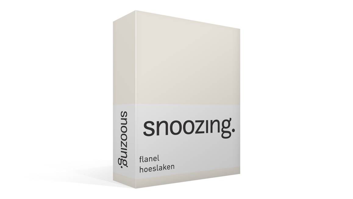 Snoozing drap-housse flanelle