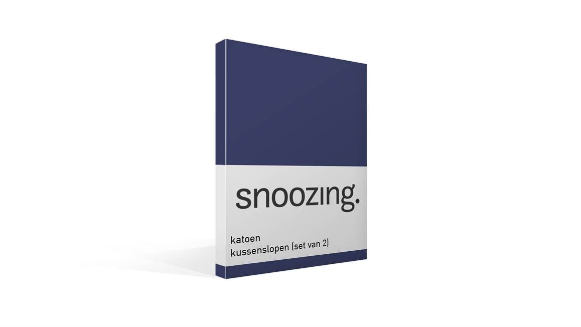 Snoozing taies d'oreiller coton 57 fils (lot de 2)