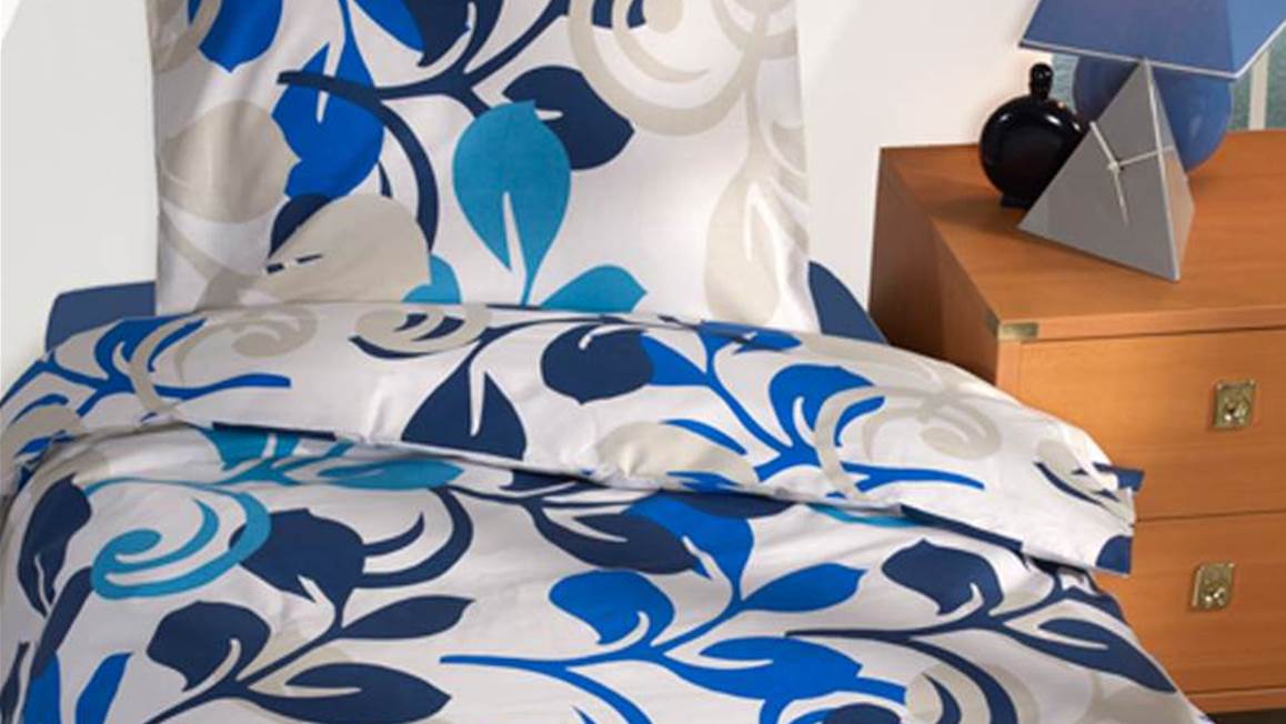 Snoozing Leaf housse de couette en flanelle