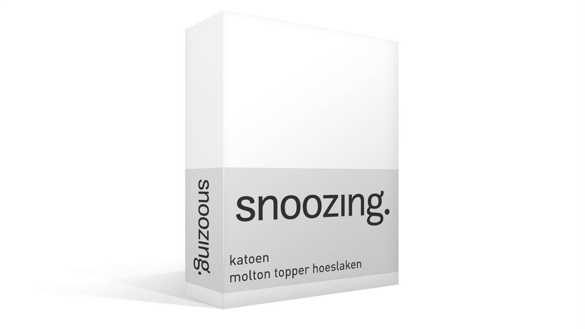 Snoozing drap-housse molleton coton surmatelas 