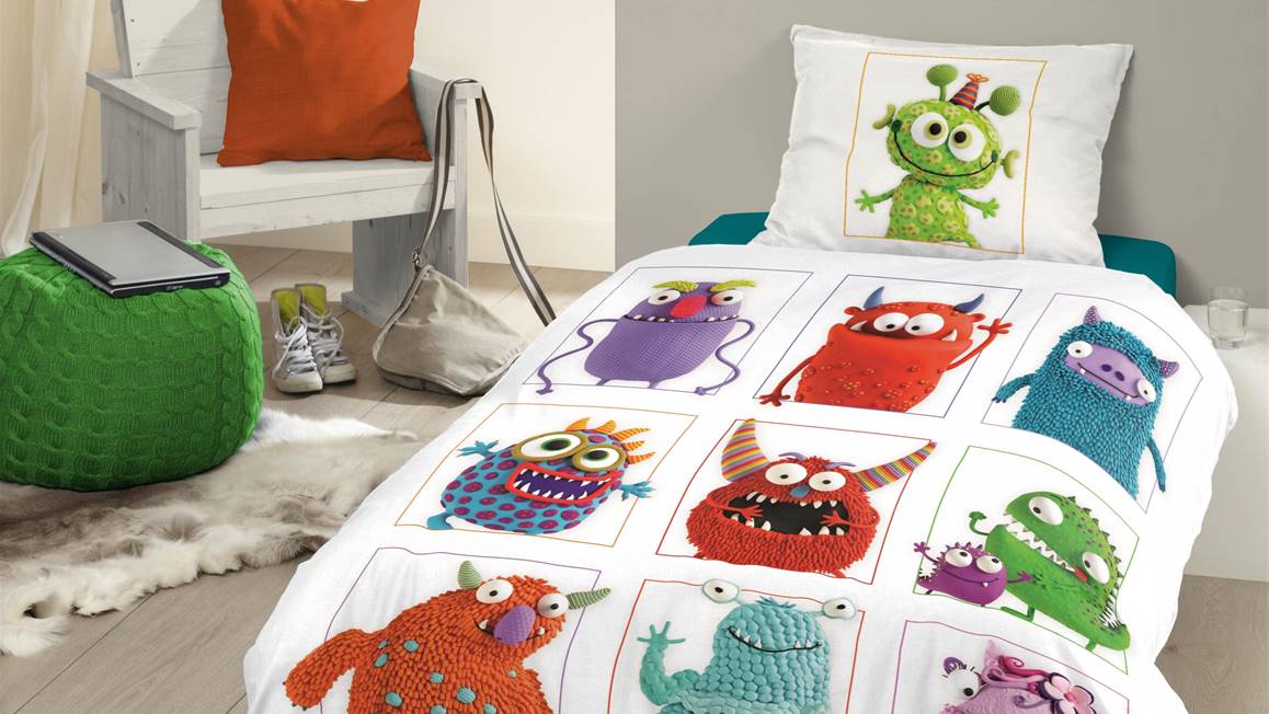 Monsters housse de couette