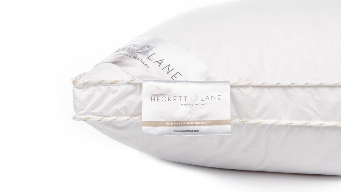Heckettlane Gold oreiller box duvet moelleux