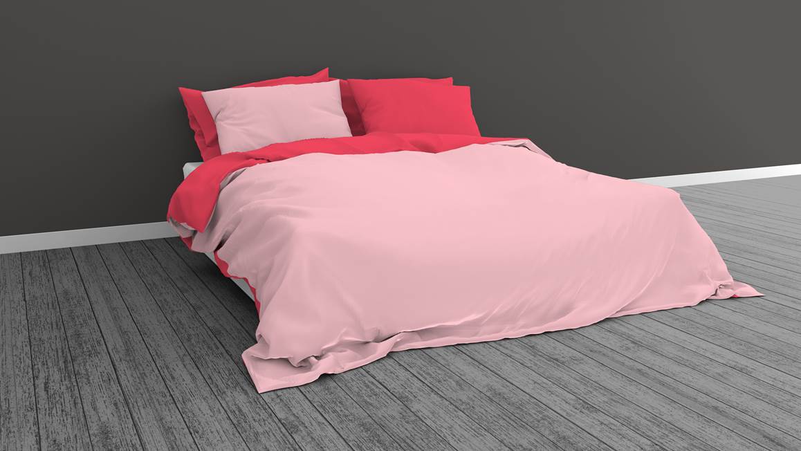 Snoozing Two Tone housse de couette en flanelle