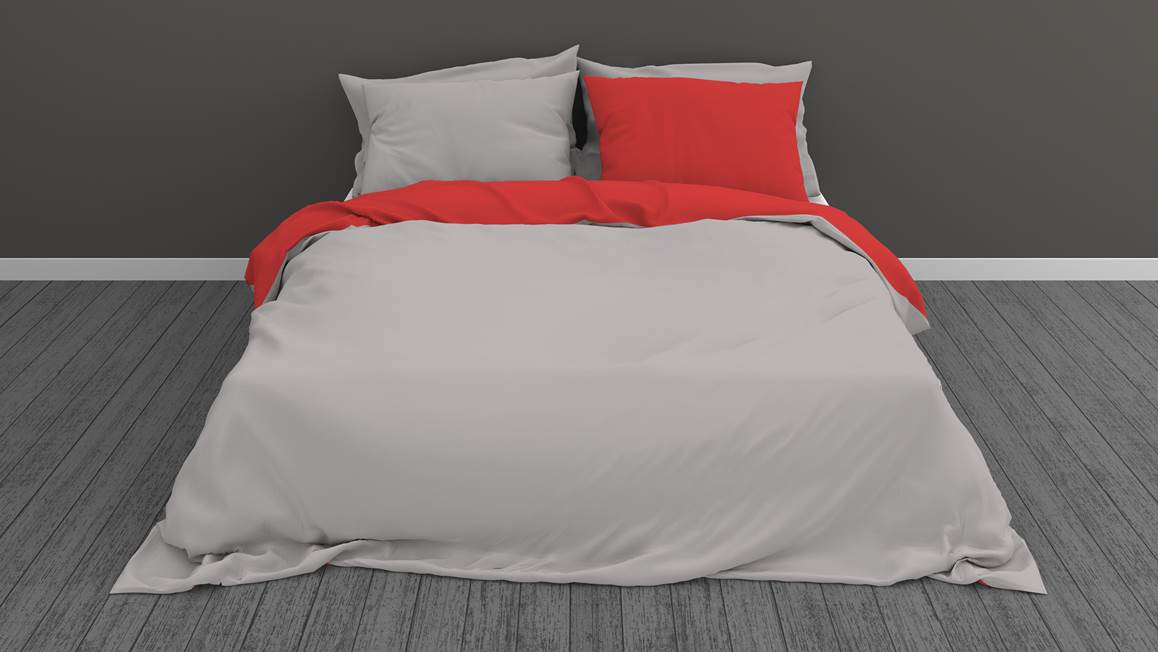 Snoozing Two Tone housse de couette en flanelle