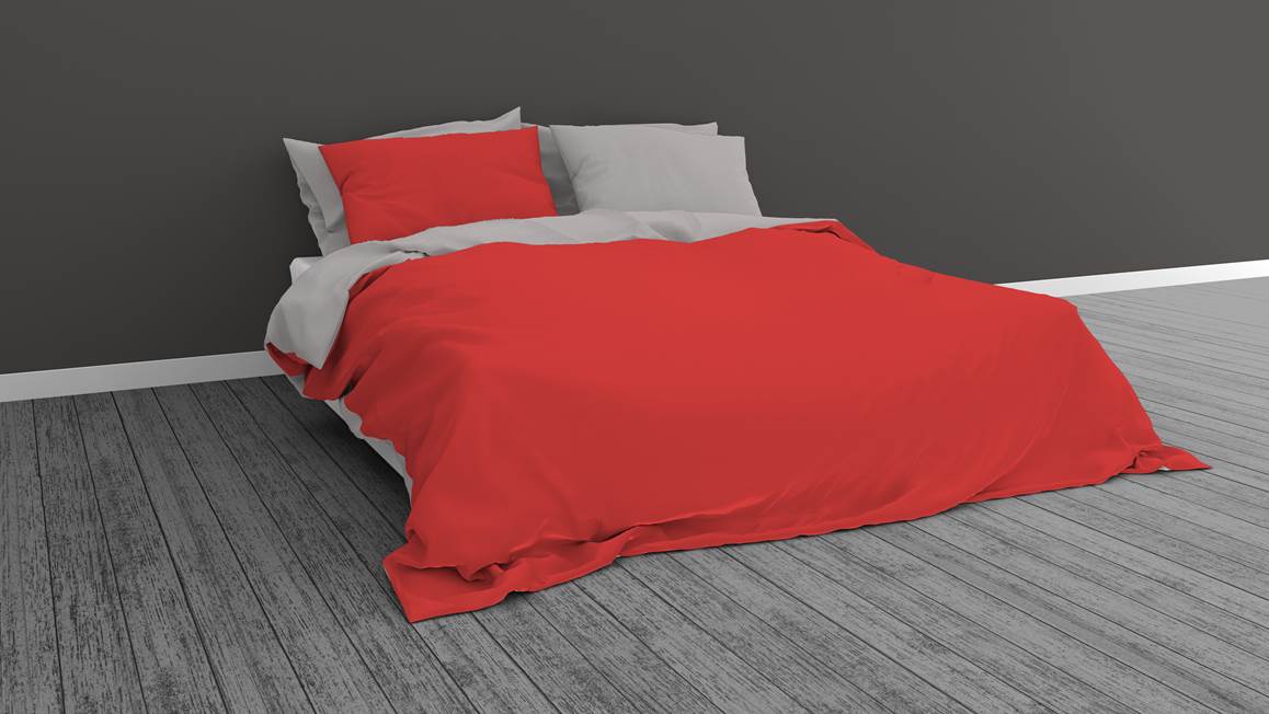 Snoozing Two Tone housse de couette en flanelle