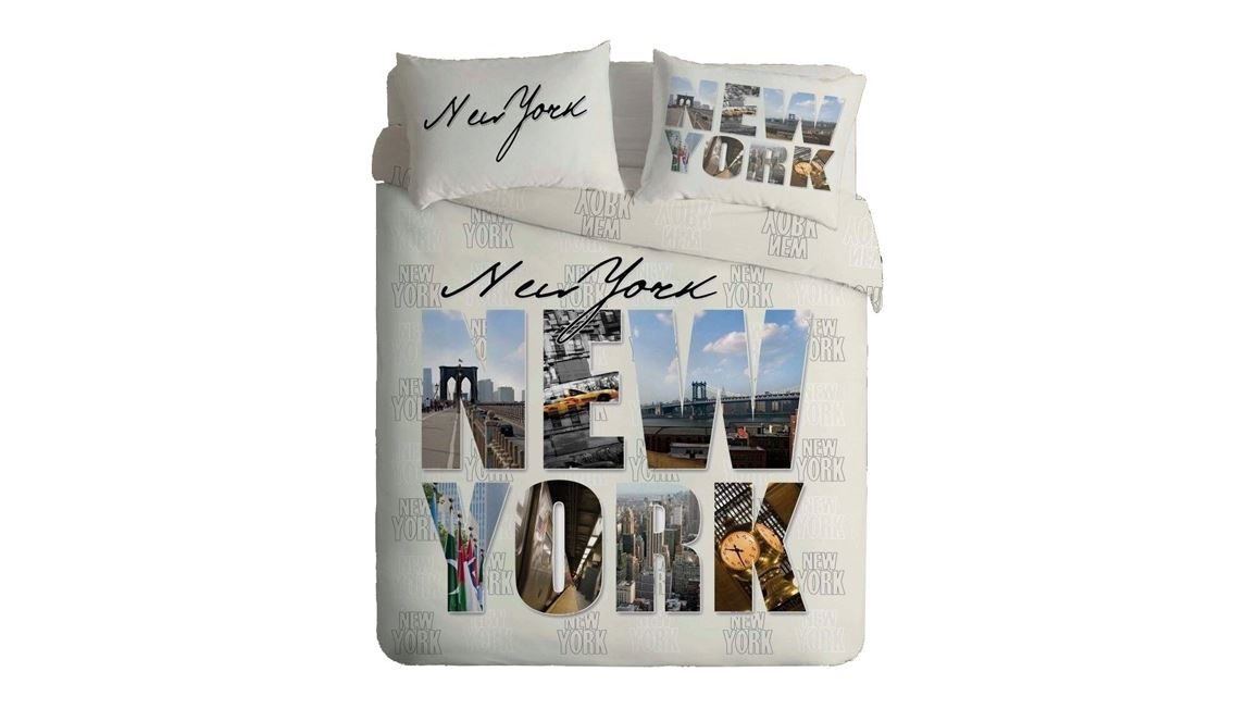 New York housse de couette en flanelle