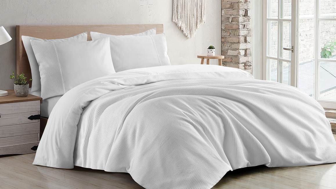 Papillon Mendoza housse de couette blanc