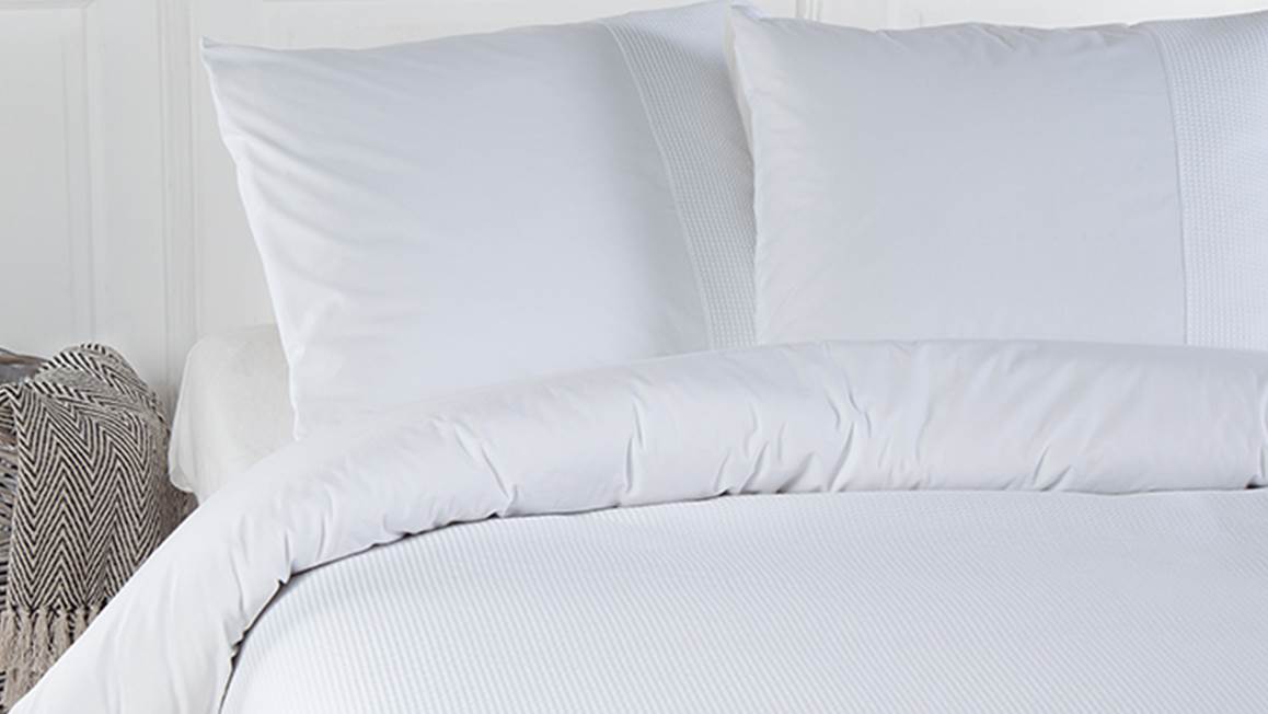 Papillon Mendoza housse de couette blanc