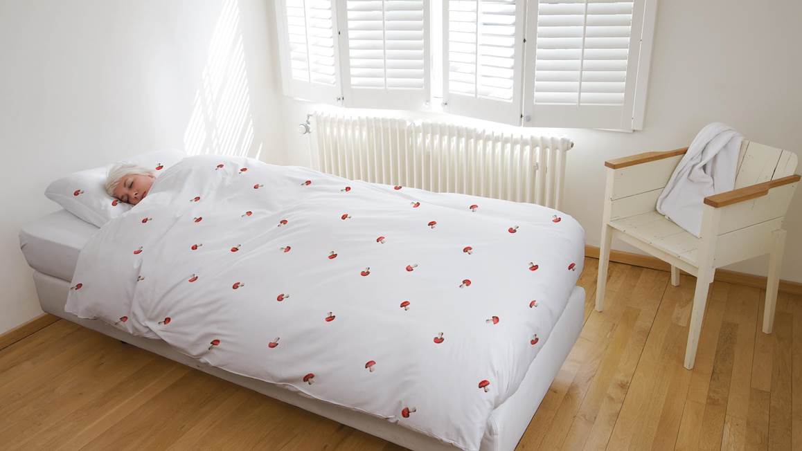 SNURK Mushrooms housse de couette en flanelle