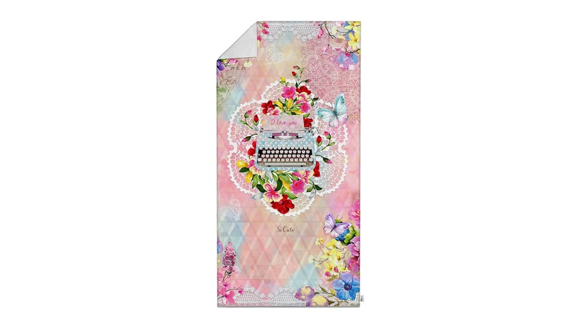Get Wallpaper So Cute Isa Drap De Plage Multicolore Smulderstextiles Be Free HD