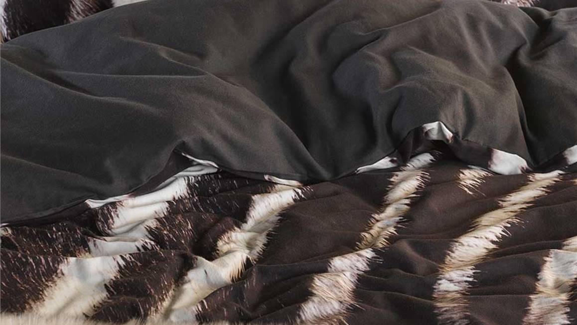 Essenza Zebra housse de couette en flanelle