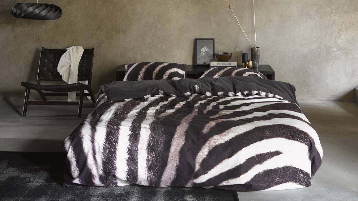 Essenza Zebra housse de couette en flanelle
