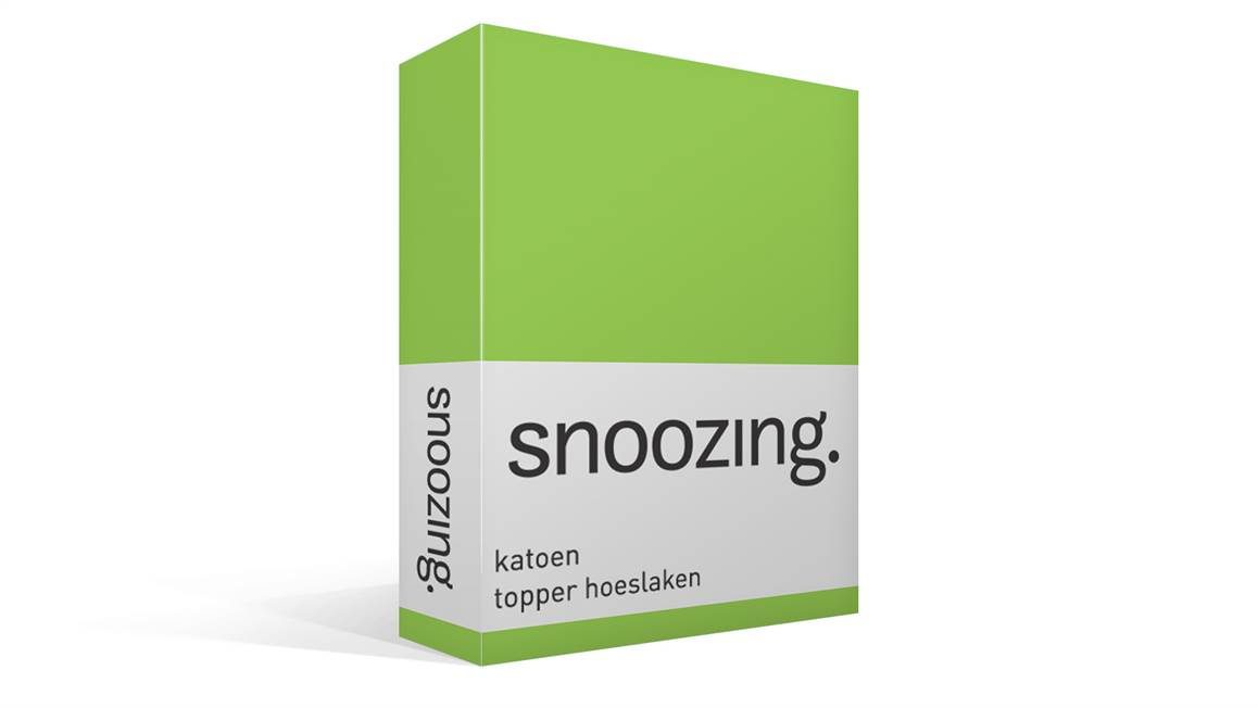 Snoozing drap-housse surmatelas coton 57 fils