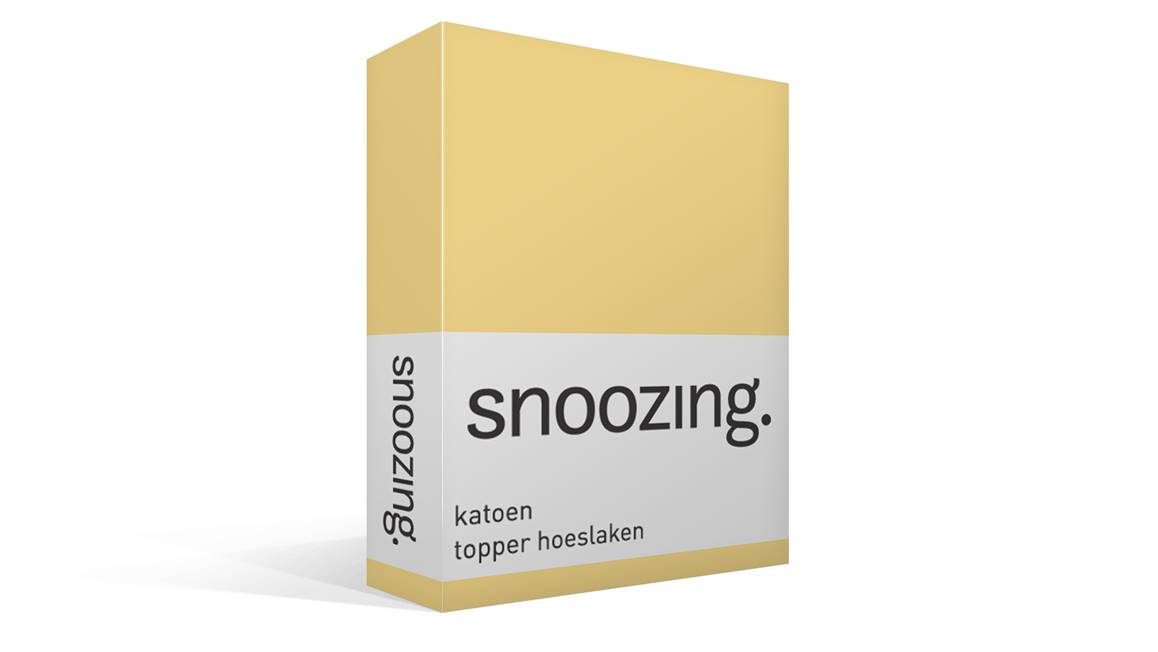 Snoozing drap-housse surmatelas coton 57 fils