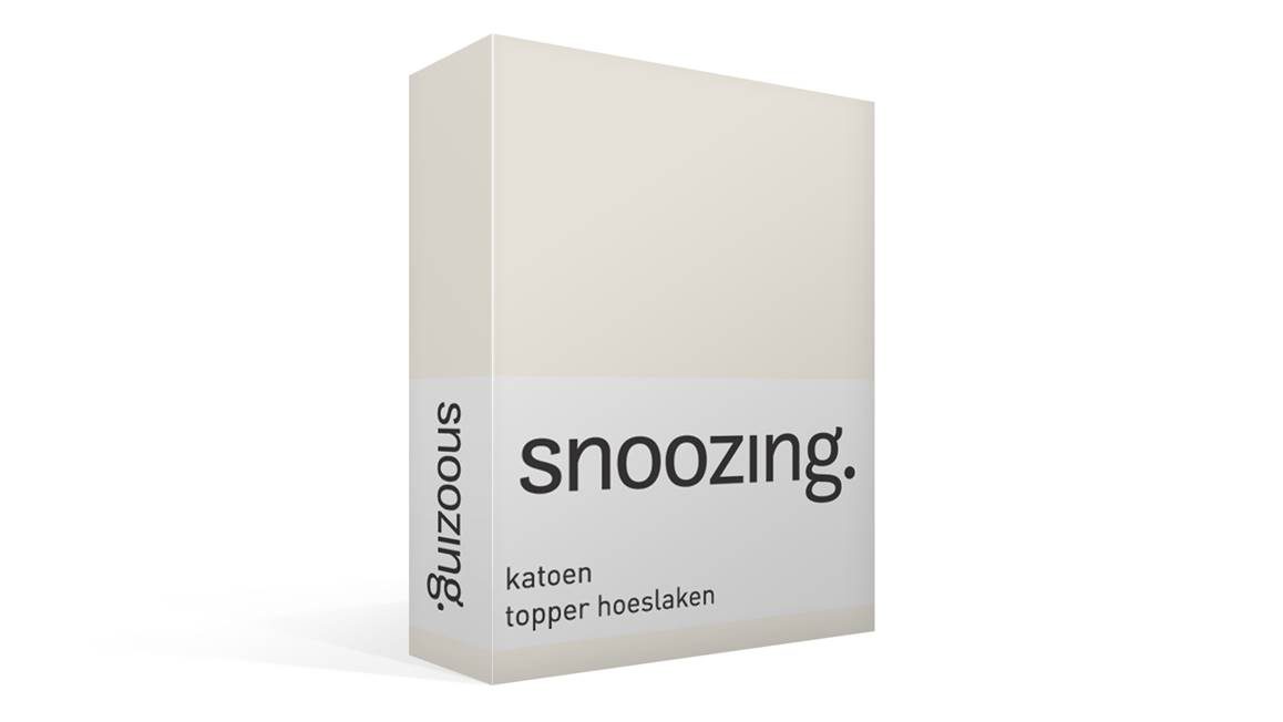Snoozing drap-housse surmatelas coton 57 fils