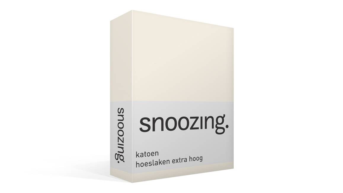 Snoozing drap-housse grand bonnet coton 57 fils