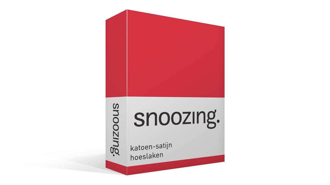 Snoozing drap-housse satin