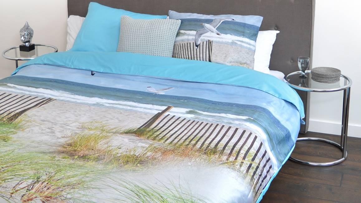 Snoozing Plage housse de couette