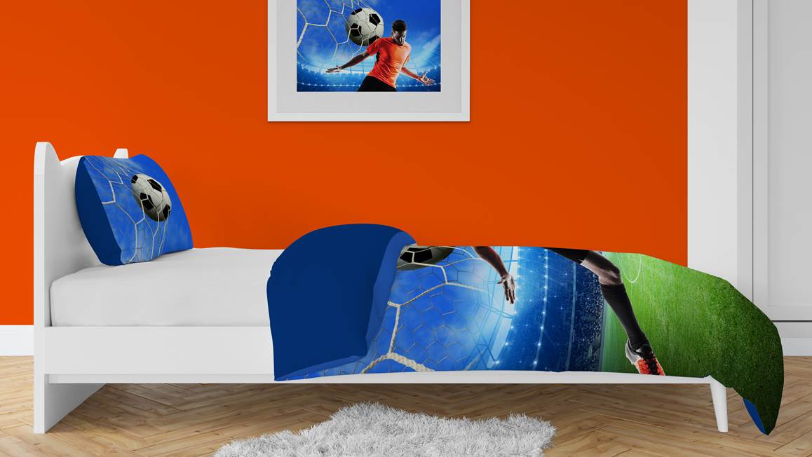 Snoozing Soccer housse de couette