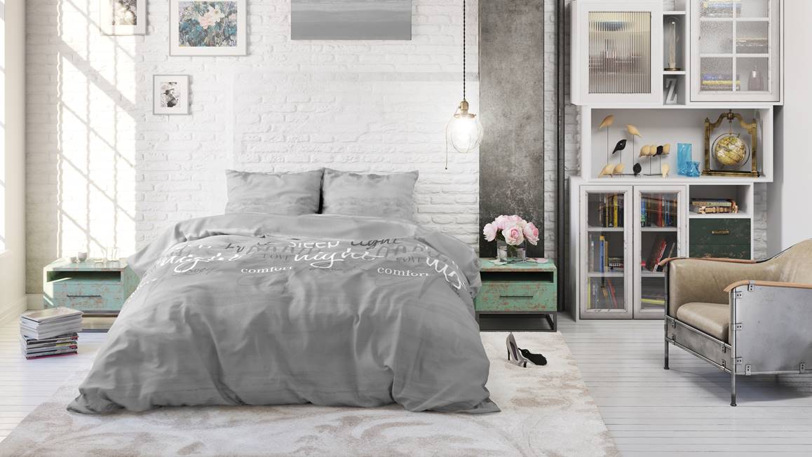 Sleeptime Comfort Night Housse de couette en flanelle