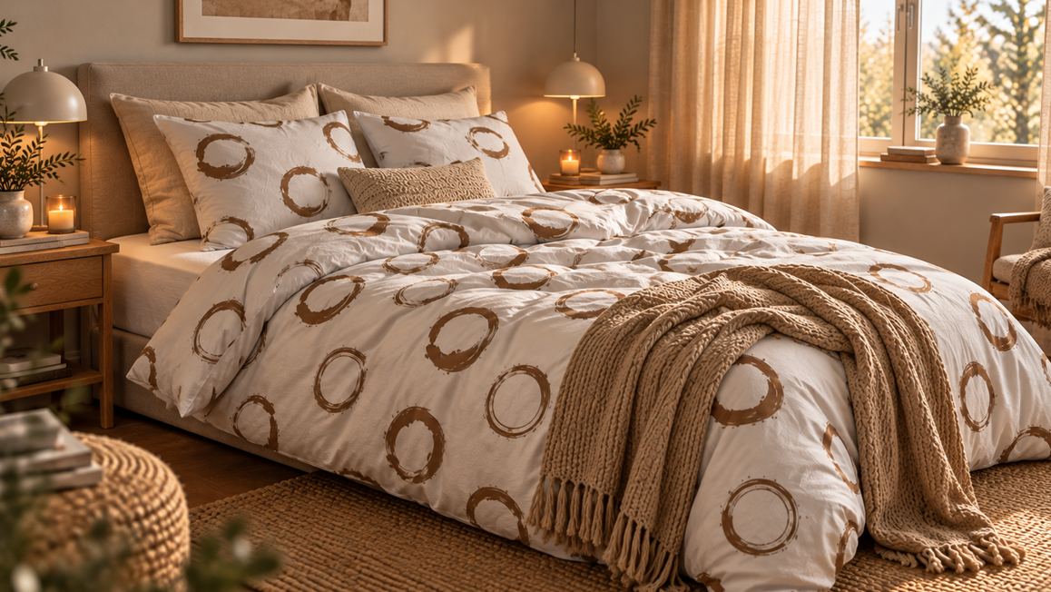 Snoozing Lieve housse de couette en flanelle