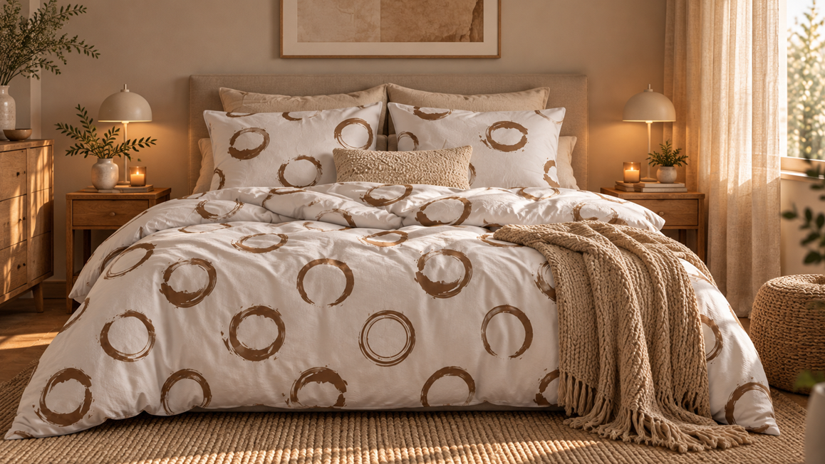 Snoozing Lieve housse de couette en flanelle
