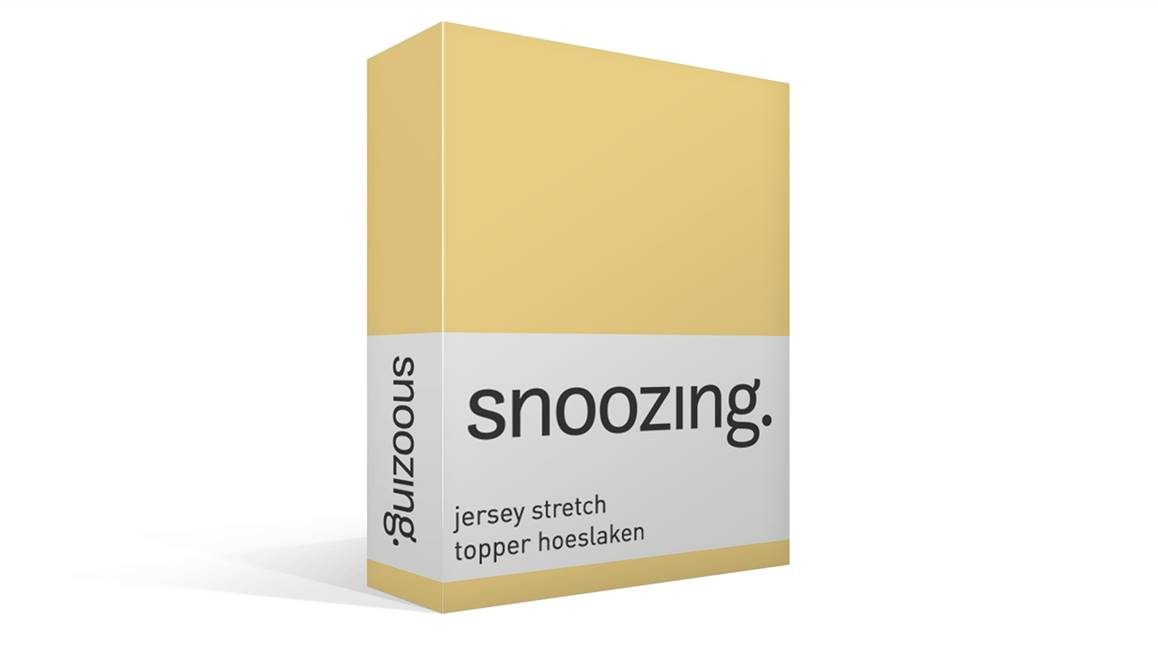 Snoozing drap-housse surmatelas en jersey stretch