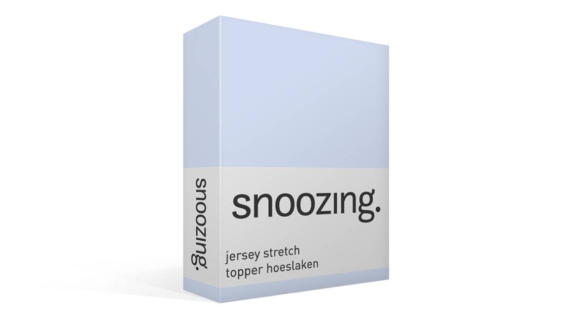 Snoozing drap-housse surmatelas en jersey stretch