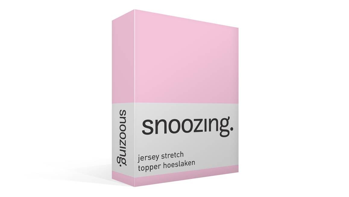 Snoozing drap-housse surmatelas en jersey stretch
